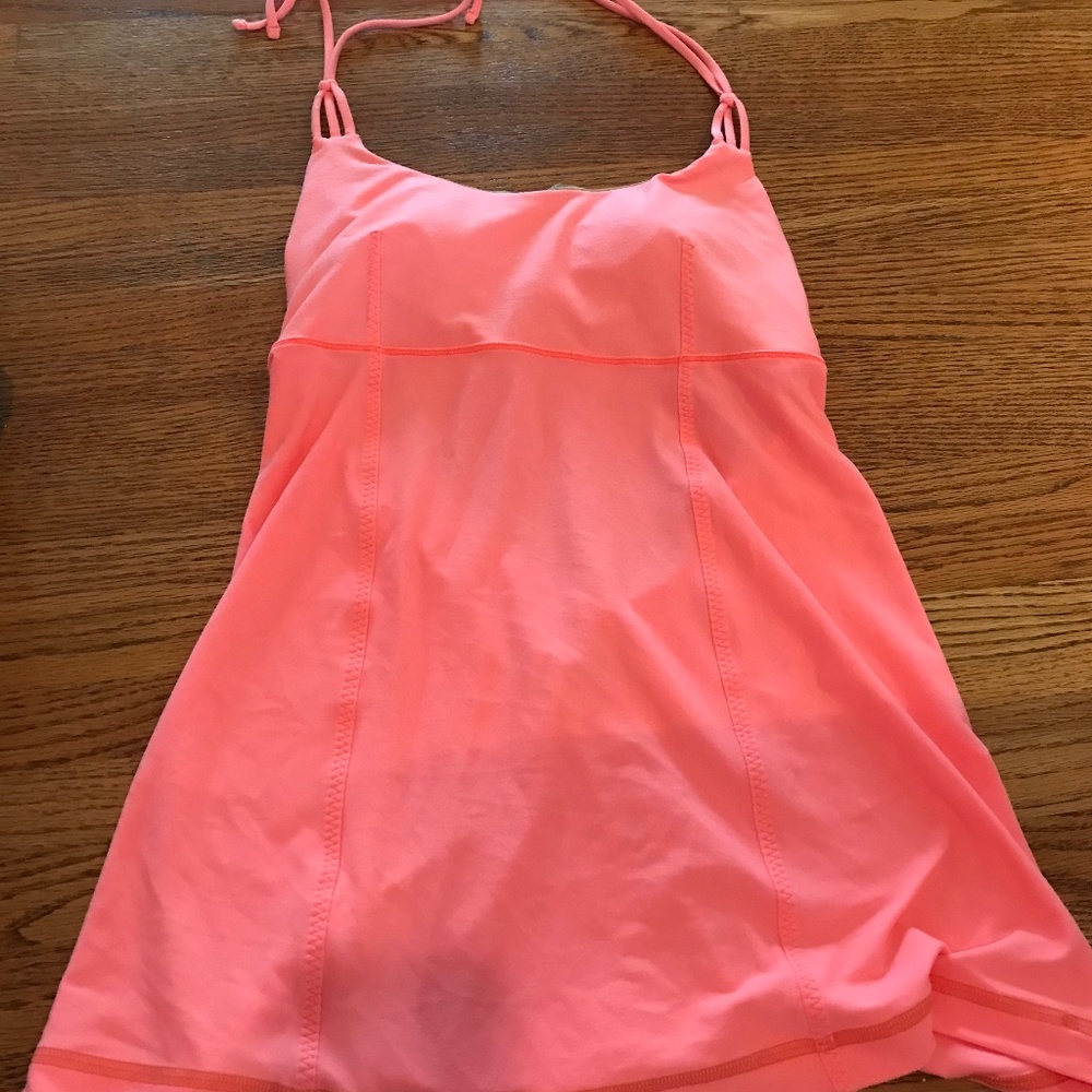 Lululemon spandex coral halter top